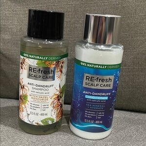 RE-fresh Scalp Care Anti-Dandruff Relief Shampoo + Conditioner moisturize